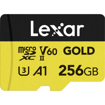 Lexar 256GB Professional GOLD UHS-II microSDXC Memory Card in india features reviews specs