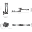 SmallRig 4489 HawkLock H21 Quick Release Rosette Magic Arm (11") in india features reviews specs