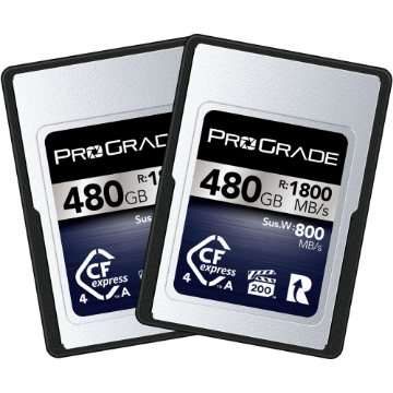 ProGrade Digital 480GB CFexpress 4.0 Type A Iridium Memory Card (2-Pack) in india features reviews specs