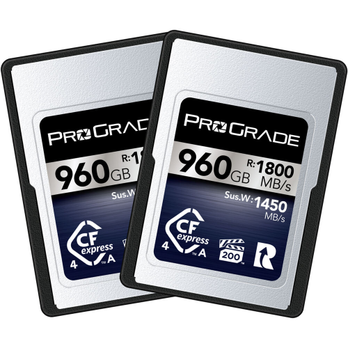 ProGrade Digital 960GB CFexpress Type A Iridium Memory Card (2-Pack)