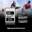 Lexar 320GB Professional CFexpress Type A Card SILVER Series in india features reviews specs	