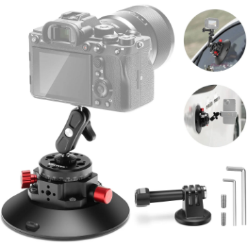NEEWER CA013 6" Camera Suction Mount with Ball Head Magic Arm india features reviews specs