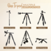 Digitek DTR 620 BH Multi-Angle 6ft DV Tripod Cum Monopod in india features reviews specs	