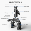 Neewer ST83 Super Clamp with Dual Ball Head Magic Arm in india features reviews specs	