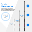 Neewer NW-7000 Aluminum Telescoping Microphone Boompole (8.1') in india features reviews specs	
