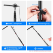 Neewer NW-7000 Aluminum Telescoping Microphone Boompole (8.1') in india features reviews specs	