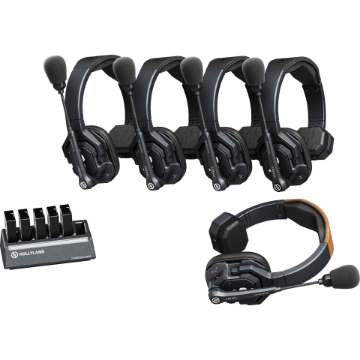 Hollyland Solidcom SE 5S Global 5-Person Full-Duplex Single-Ear Noise-Canceling Headset Intercom System in india features reviews specs