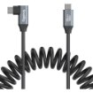 SmallRig 4792 USB-C Straight To Right Angled Coiled Data Cable (13.8") india features reviews specs	