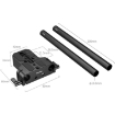 SmallRig 5609 Bottom Mount Plate with Dual 15mm Rod Clamp in india features reviews specs
