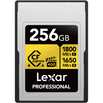 Lexar 256GB Professional GOLD CFexpress 4.0 Type A Memory Card in india features reviews specs