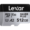 Lexar 512GB Professional SILVER PLUS UHS-I microSDXC Memory Card with SD Adapter in india features reviews specs