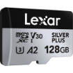 Lexar 128GB Professional SILVER PLUS UHS-I microSDXC Memory Card with SD Adapter in india features reviews specs