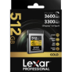 Lexar 512GB Professional GOLD CFexpress 4.0 Type B Memory Card in india features reviews specs
