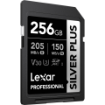 Lexar 256GB Professional SILVER PLUS UHS-I SDXC Memory Card in india features reviews specs
