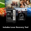 Lexar 512GB Professional SILVER PLUS UHS-I SDXC Memory Card in india features reviews specs