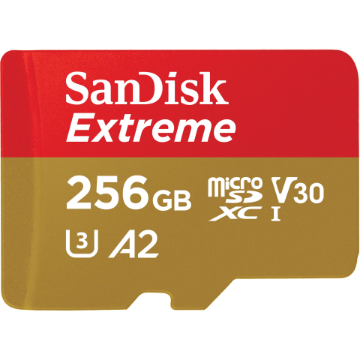 SanDisk 256GB Extreme UHS-I microSDXC Memory Card in india features reviews specs