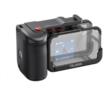 TELESIN Aluminum Street Photography Grip & Cage Kit for DJI Action 3/4/5 Pro in india features reviews specs