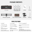 Neewer ER1-80 Motorized Wireless Carbon Fiber Camera Slider in india features reviews specs