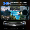 H&Y RevoRing II VND ND3-ND1000 + CPL Filter with 67-82mm Adapter india features reviews specs