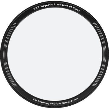 H&Y 67-82mm Black Mist Magnetic 1/8 Clip-On Filter for RevoRing in india features reviews specs