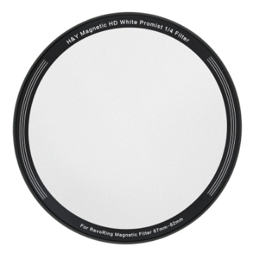 H&Y 67-82mm White Pro Mist 1/4 Magnetic Clip-On Filter for RevoRing VND CPL in india features reviews specs