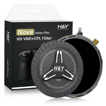 H&Y 77mm HD NOVA Series Magnetic ND3-1000 + CPL filter in india features reviews specs