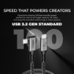 Digitek DC 5M-TC2C 3.2 Type-C to C Right Angle Tethering Cable in india features reviews specs