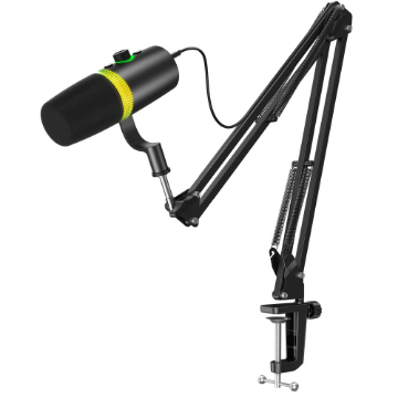 Digitek DM 701 RGB USB Professional Dynamic Podcast Microphone in india features reviews specs