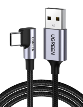 UGREEN US284 USB-A Male to USB-C Right Angle Cable in india features reviews specs