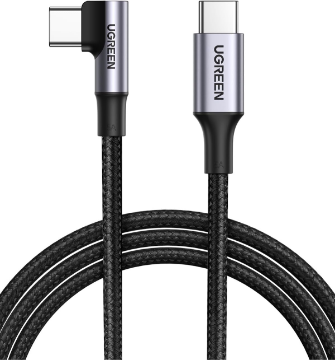 Ugreen US334 Usb-C 2.0 To Angled Usb-C M/M Braided Cable With Alu Shell 3M india features reviews specs