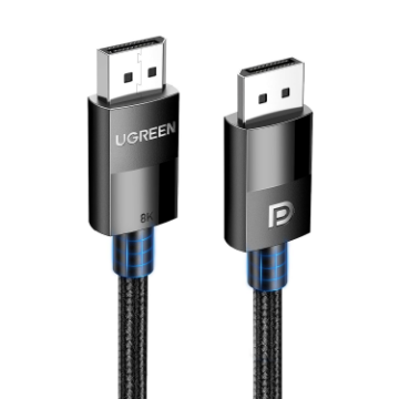 Ugreen DP114 Dp 1.4 Male To Male Plastic Case Braided Cable 5M india features reviews specs
