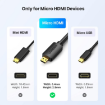 Ugreen HD127 Micro Hdmi To Hdmi Cable 1.5M india features reviews specs	