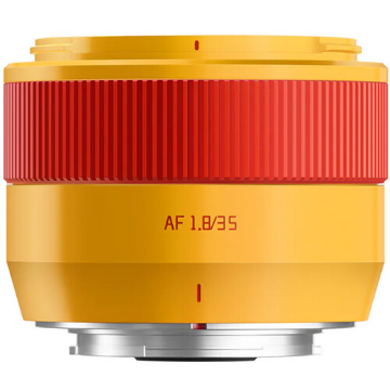 TTArtisan AF 35mm f/1.8 II Lens For Sony E Orange in india features reviews specs