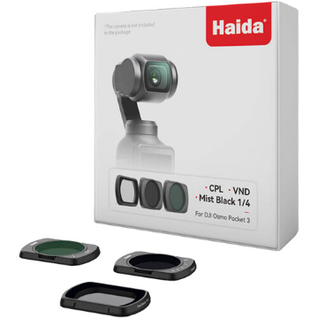 Haida NanoPro Magnetic Filter Kit for DJI Osmo Pocket 3 and 4 (3-Pack) in india features reviews specs