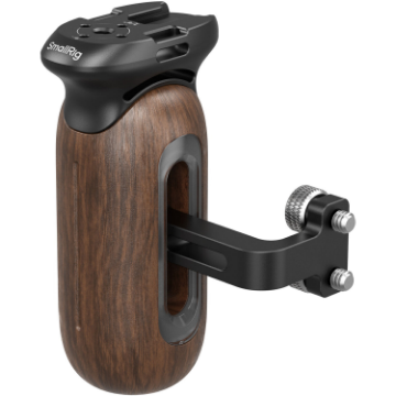 SmallRig 5237 Wooden Side Handle with 1/4"-20 Screw Mounts in india features reviews specs