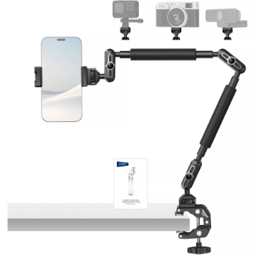 Neewer UA057 Flexible Desk Camera Mount with Super Clamp in india features reviews specs