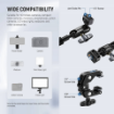 Neewer UA057 Flexible Desk Camera Mount with Super Clamp in india features reviews specs