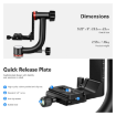 Neewer GM101 Heavy Aluminum Alloy Gimbal Tripod Head in india features reviews specs