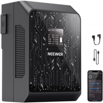 Neewer PS099S 99Wh Mini V Mount Battery with App Control in india features reviews specs