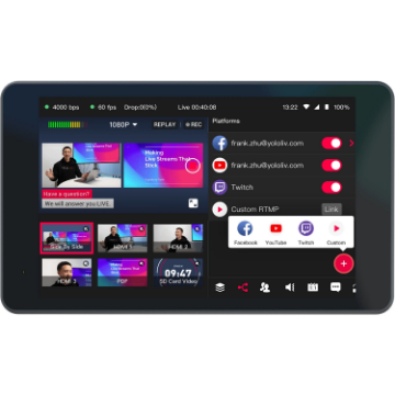 YoloLiv YoloBox Pro Portable Multi-Camera Encoder/Streamer, Switcher/Monitor & Recorder in india features reviews specs