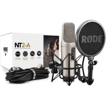 RODE NT2-A Large-Diaphragm Multipattern Condenser Microphone in India imastudent.com