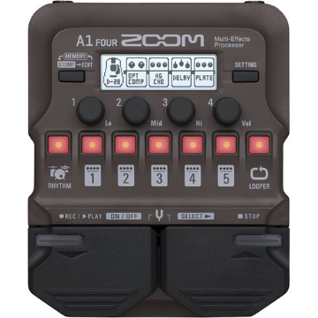 Zoom A1 Four Acoustic Multi-Effects Processor Pedal in india features reviews specs
