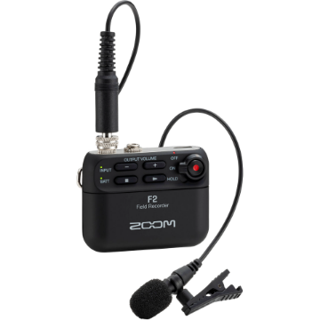 Zoom F2 Ultracompact Portable Field Recorder with Lavalier Microphone in india features reviews specs