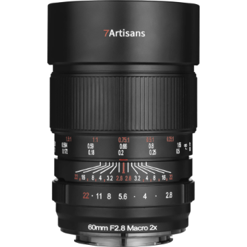 7Artisans 60mm f/2.8 Macro 2x Lens for Canon RF india features reviews specs