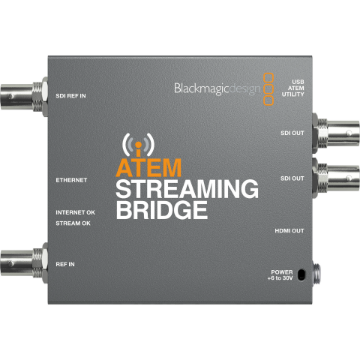 Blackmagic Design ATEM Streaming Bridge for ATEM Mini Pro Streaming Switchers india features reviews specs