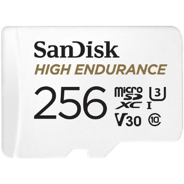  SanDisk 256GB High Endurance UHS-I microSDXC Memory Card with SD Adapter in india features reviews specs