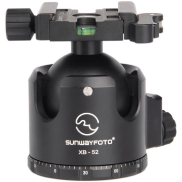 Sunwayfoto XB-52DL Low-Profile Ball Head with Duo-Lever Clamp india features reviews specs